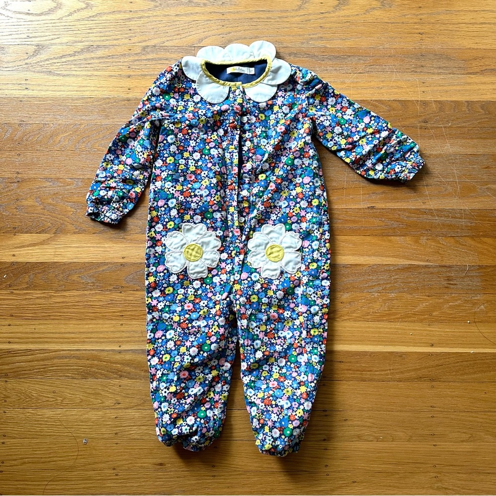 Baby Boden floral romper - Excellent condition